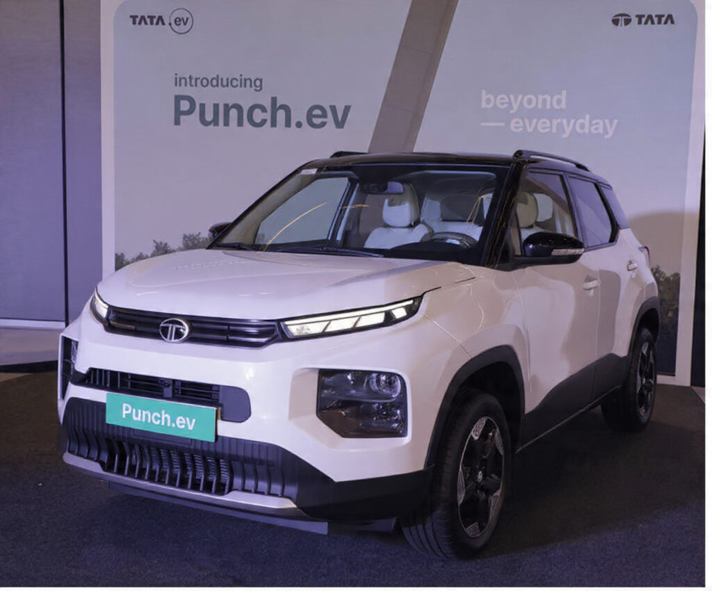 Tata Punch EV front view electric SUV India 2026